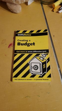 Cliffnotes creating a budget