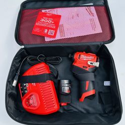Milwaukee M12 12-Volt Lithium-Ion Compact Brushless Cordless 1/4 in. Impact Driver and Battery