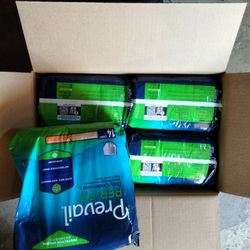 4 Pack Boxes Of Adult Extra Large Diapers 