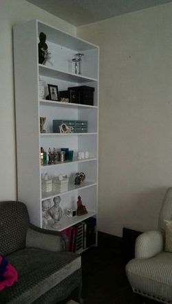 White Wood Bookcase Arhaus