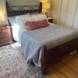 4 Piece Queen Bedroom Suite With Mattress/boxspring