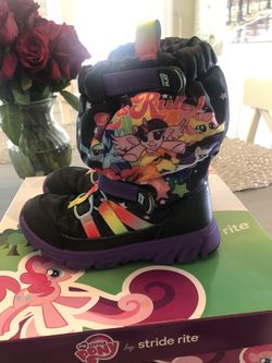 My little pony gym shoes/snow boots (size 12)