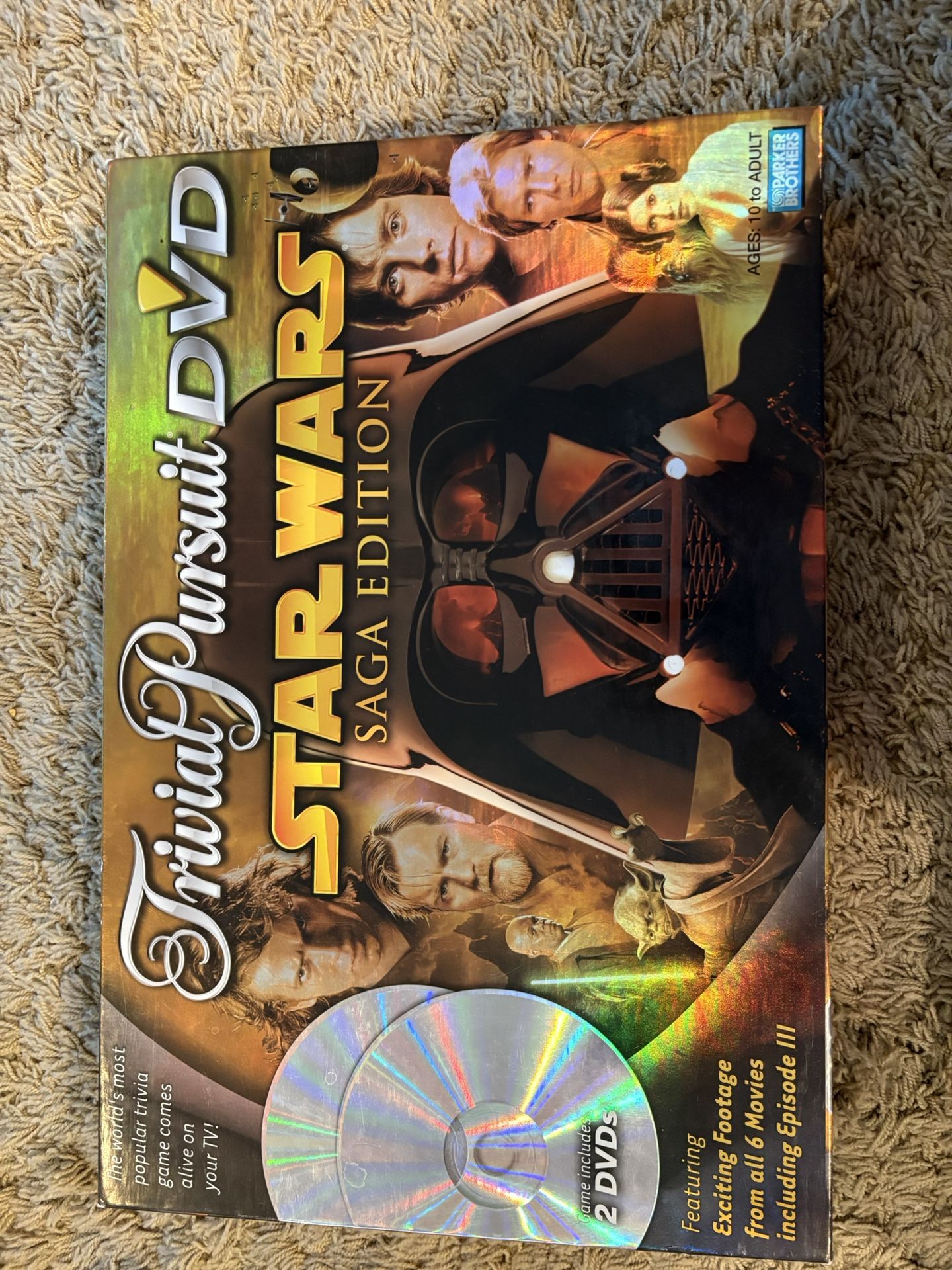 Trivia Pursuit DVD Star Wars Saga Edition