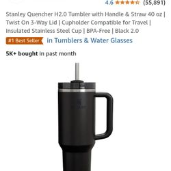 Black Stanley cup 40oz NEW 
