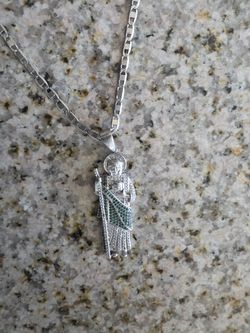 San Judas Pendant Necklace with Chain