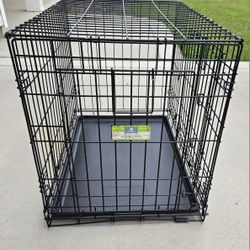 Top Paw 30" Double door folding crate