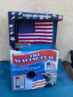 Flags Are Forever Electronic Waving Flag