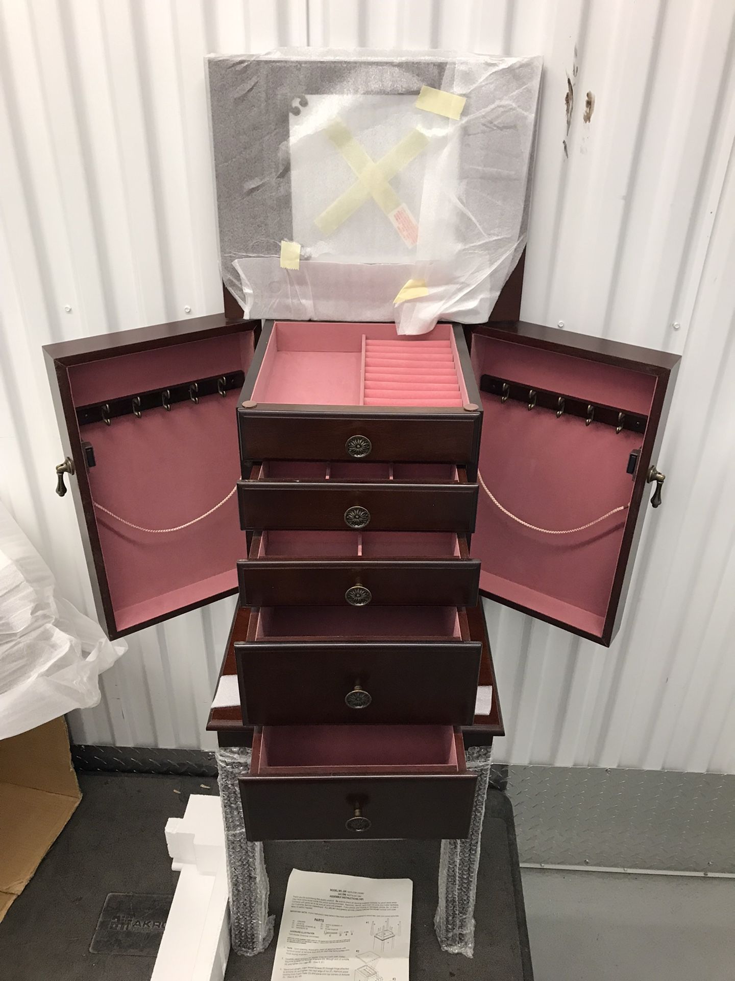 Heirloom Cherry Jewelry Armoire (Brand New)
