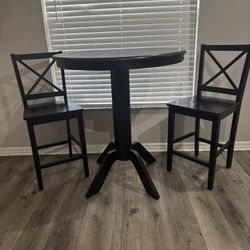 Table with two chairs