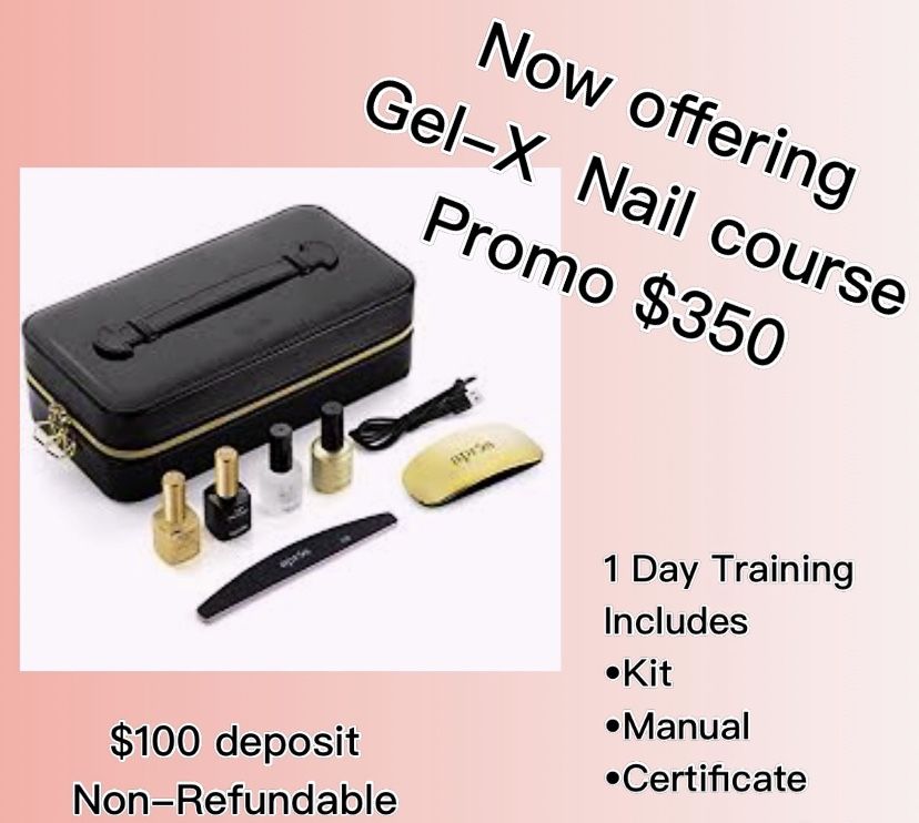 Gel-X Course With Free New Set, Gel-X Nail
