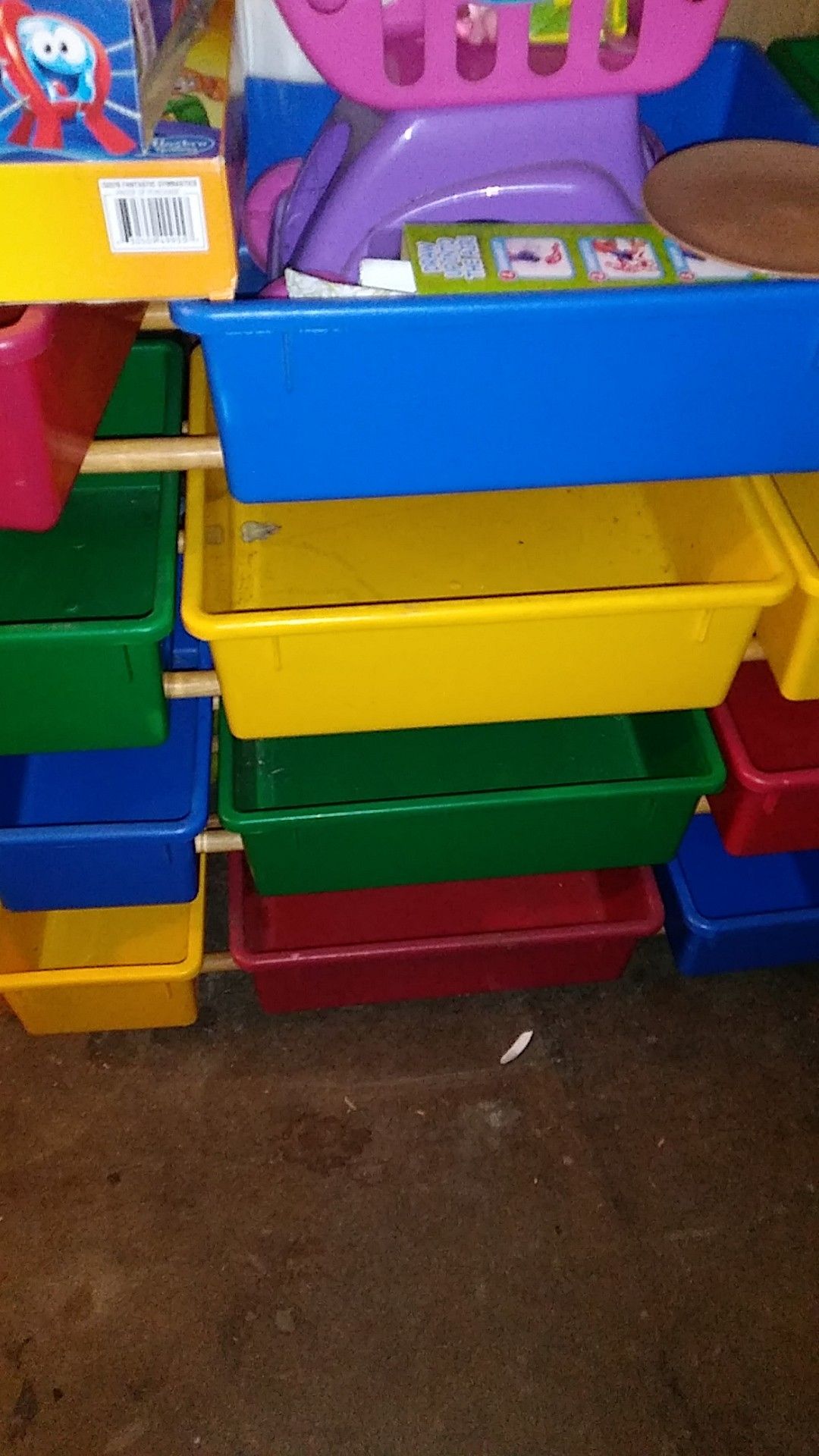 Colorful Kids Toy Box