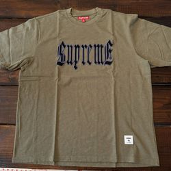 Supreme Old English Olive T-Shirt