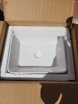 Ceramic vanity sink