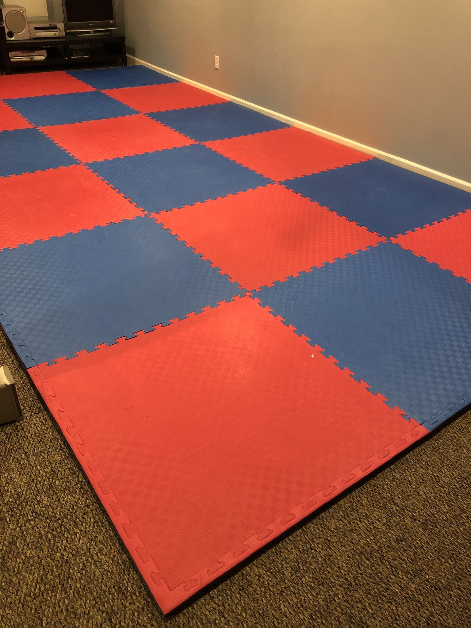 1” Foam Exercise Gym Mat Tiles
