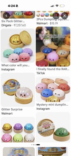 Mystery Mini Dumpling Squishy Toy Set