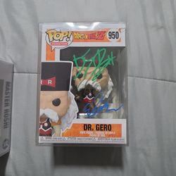 DBZ AUTOGRAPHED POPS