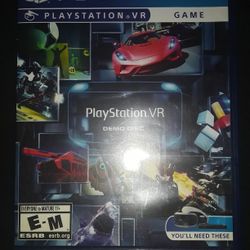 Playstation VR Demo Disk