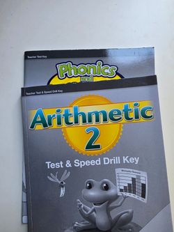 Arithmetic 2 & Phonics Teacher Test Key Books