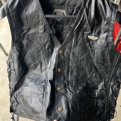 Harley-Davidson leather vest 