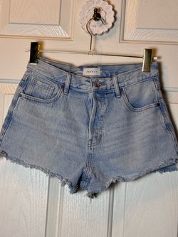 PacSun High Rise Relaxed Denim Shorts Size 27
