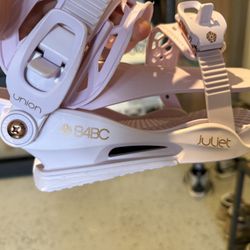 Union Juliet Women’s Snowboard Bindings – B4BC Pink
