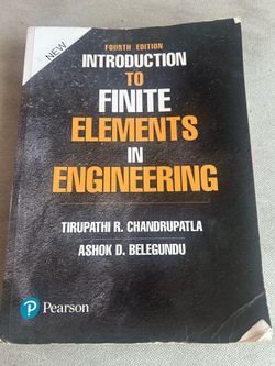 Introduction to Finite Elements in Engineering Textbook