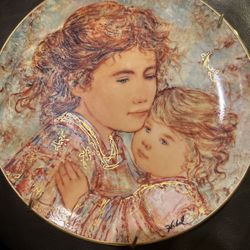 Edna Hibel Porcelain Plate
