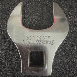 Snap On 13/16 Inch Open End Crowfoot Wrench 1/2 Drive SAE USA Made