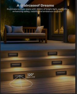 Runbarry 9” stair light (8 pieces)