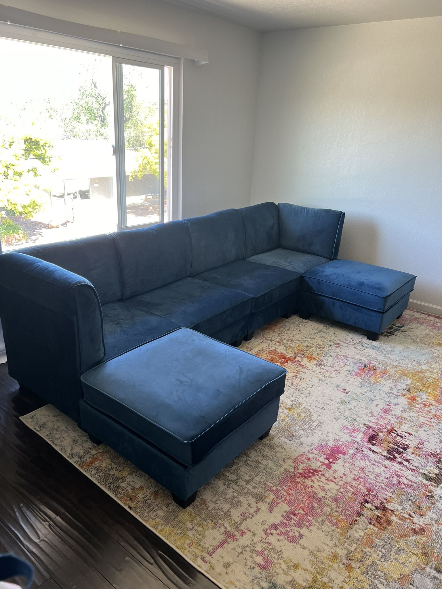 Blue Sectional Couch