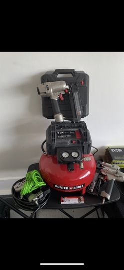  porter CableBrand New Complete Nail Gun Set With Tank