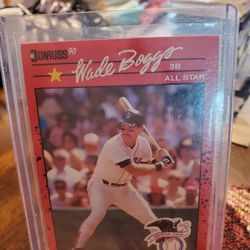 Wade Boggs Boston Red Sox Baseball Cards Lot 