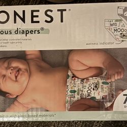 Honest Diapers Size 2 Count 72