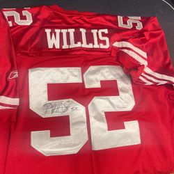 Patrick Willis Signed Jersey San Francisco 49ers