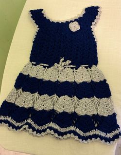 Crochet dress. Vestido tejido a Mano.