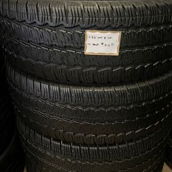 🛞SET OF 4 USED TIRES🛞 235/65/16 CONTINENTAL