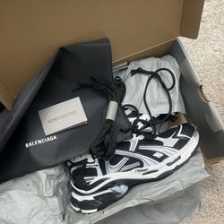 Black And White Balenciaga Runners