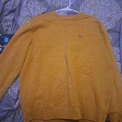 Large Mustard Levi's Sweatshirt 