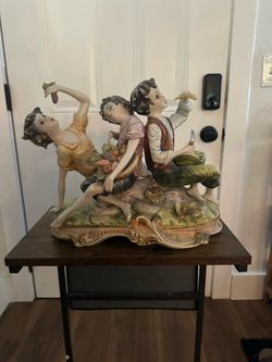 Vintage Italian porcelain statue