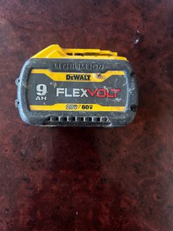 Dewalt battery 9AH flexvolt