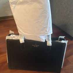 Brand New Kate Spade Madison Saffiano East West Leather Laptop Tote