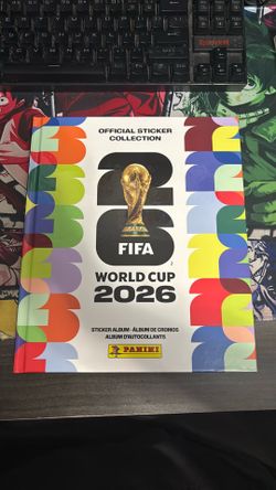 Official hard cover Panini sticker book 2026 World Cup