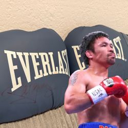 Signed Manny Pacquiao Boxing Gloves