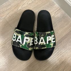 Bape Slides Size 11 Men Green 
