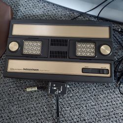 Game Console With Cover and Games