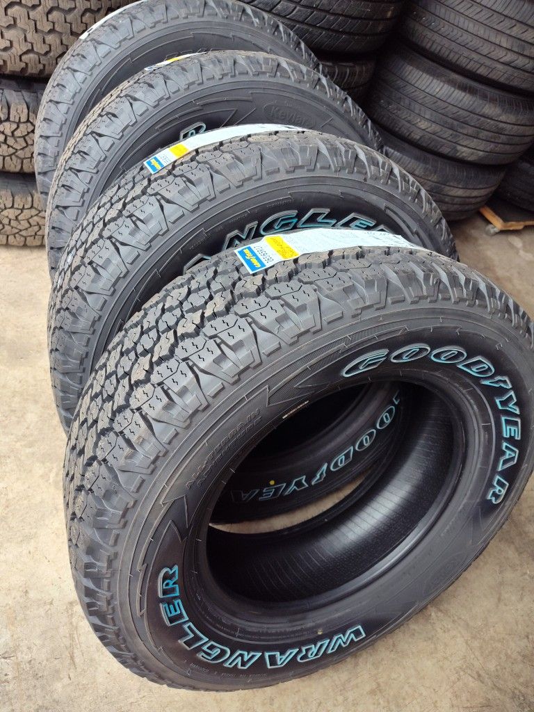 265/65R17 Set 4 New Goodyear Tires No Wheels 