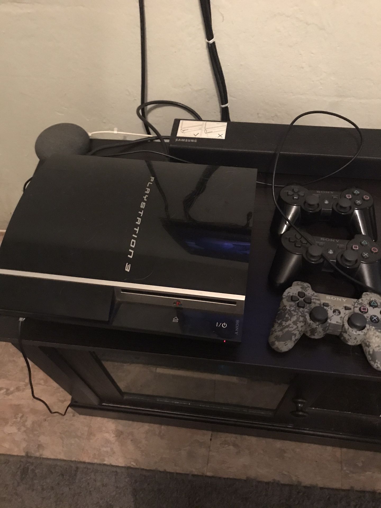 Ps3 With 3 Controllers And Games