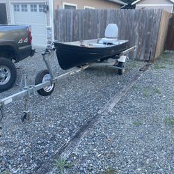 12’ Aluminum Boat With King Trailer