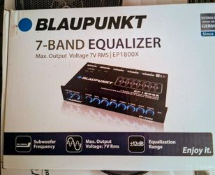 Blaupunkt 7 Band Equalizer Brand New In The Box