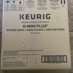 Keurig K-Mini Plus Single Serve K-Cup Pod Coffee Maker, Studio Gray